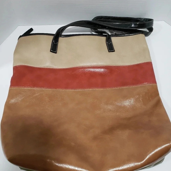 NWT Womans Chocolate New York Tote Bag,Multi-colored. - Picture 5 of 7